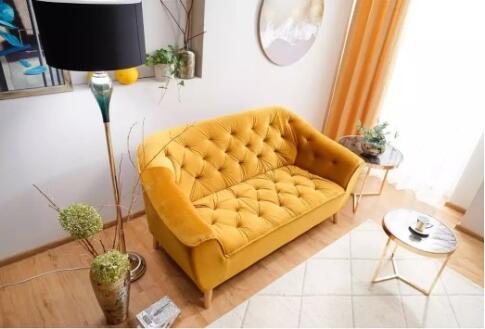 Комплект SIGNAL DELIA II (2 стола журнальных) мраморный эффект/золотой, 45/45, 59/52