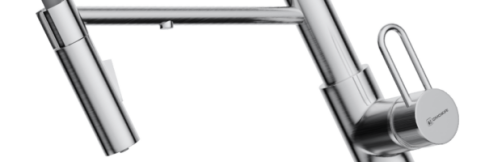 Смеситель для кухни Omoikiri Mikawa 2 Plus-SB-BN нержавеющая сталь