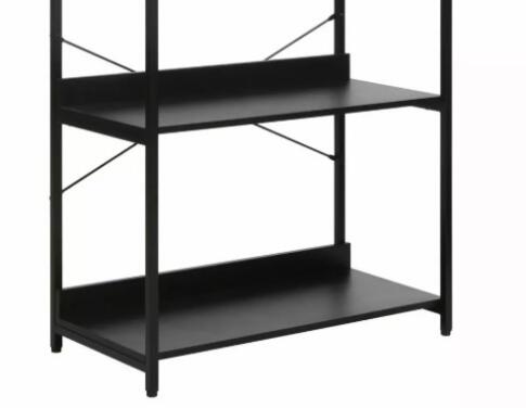 Стеллаж SIGNAL RIN B черный 200/80