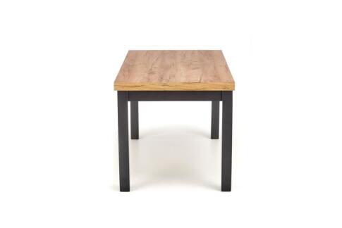 Стол обеденный HALMAR TIAGO дуб крафт/черный 140-220/80