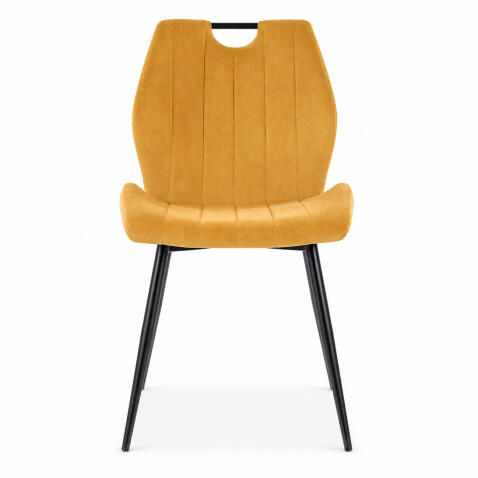Стул SIGNAL ARCO Velvet Bluvel 68 карри/черный