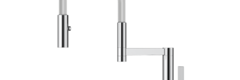 Смеситель для кухни Omoikiri Osaka C WH хром