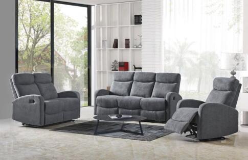 Диван HALMAR OSLO 3S раскладной, темно-серый