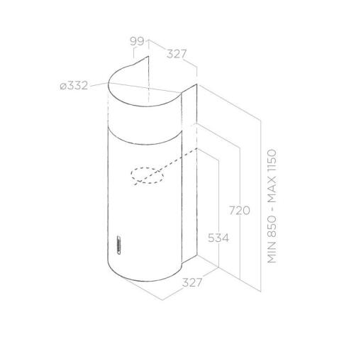 Вытяжка ELICA STONE IX/A/33
