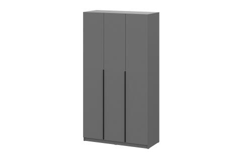 Шкаф NN Мебель ШК 5 (1200) Серия 2 Графит серый