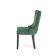 Стул HALMAR ALDA темно-зеленый/черный