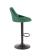 Стул барный HALMAR H101 темно-зеленый/черный