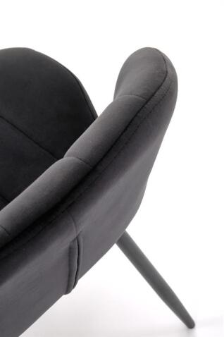 Стул HALMAR K538 черный/черный