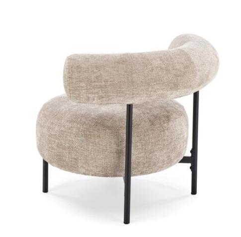 Кресло HALMAR HAZARD бежевый/черный