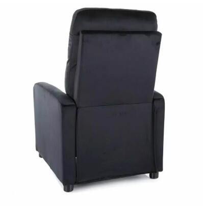 Кресло SIGNAL OTUS Velvet Bluvel 19 раскладное, черный