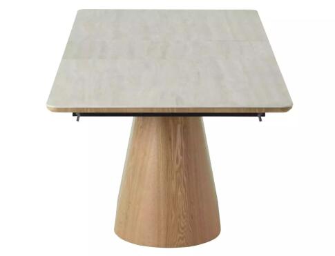 Стол обеденный SIGNAL MONACO травертин/дуб 160-200/90