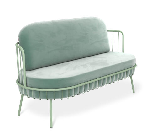 Диван Sheffilton SHT-SF8 нежная мята/мятный
