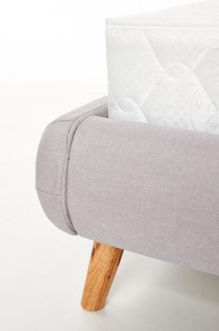 Кровать HALMAR ELANDA светло-серый/натуральный, 160/200