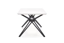 Стол обеденный HALMAR PASCAL  белый/черный 160/90
