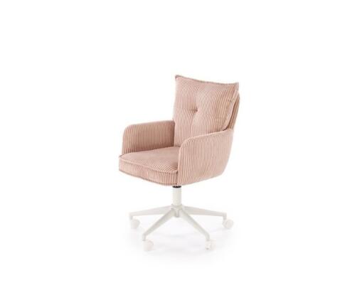 Кресло компьютерное HALMAR DUMBO светло-розовый/белый