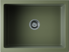 Кухонная мойка из керамики Omoikiri Mikura 61-OL Natceramic/olive