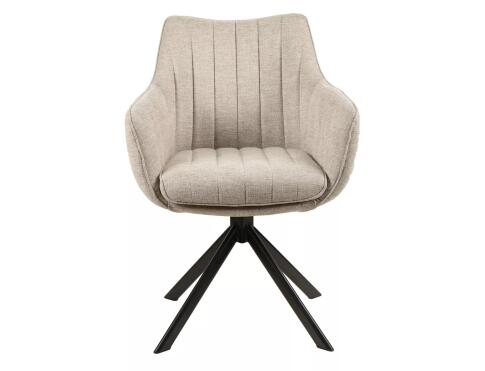 Стул SIGNAL AZALIA Brego 31 бежевый/черный, поворотный