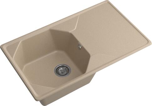 Кухонная мойка GRANFEST UNIQUE U-840L песочный