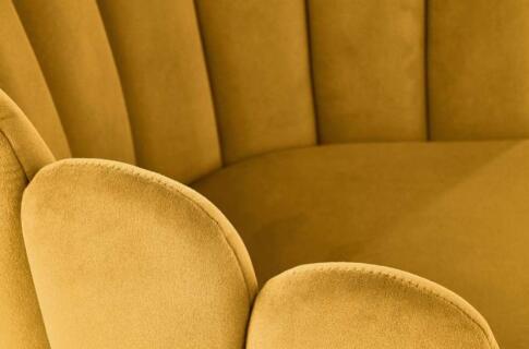 Стул HALMAR K410 горчичный/черный