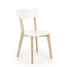 Стул HALMAR BUGGI белый/натуральный
