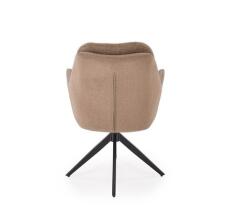 Стул HALMAR K591 коричневый/черный, поворотный