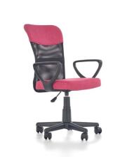 Кресло компьютерное HALMAR TIMMY розовый/черный
