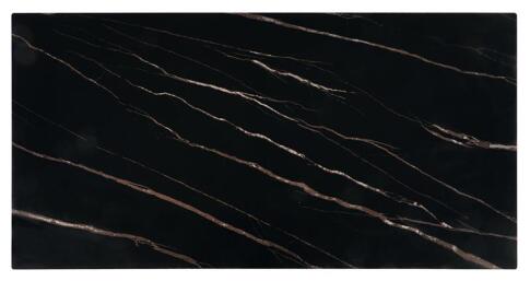 Стол журнальный HALMAR RAMONA черный мрамор/ореховый