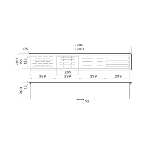 Сушка для посуды Omoikiri DRY-01 LG