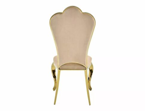 Стул SIGNAL QUEEN Velvet Bluvel 28 бежевый/золотой