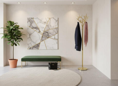 Вешалка HALMAR W57 золотой