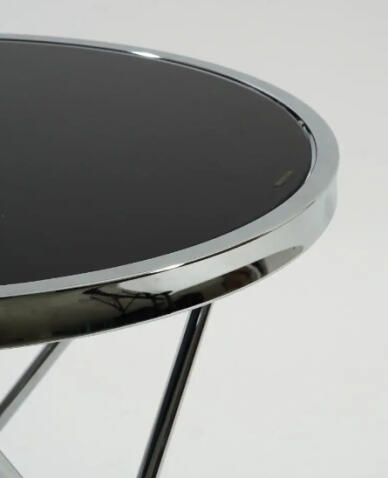 Стол журнальный SIGNAL FABIA C черный/хром, 45/50