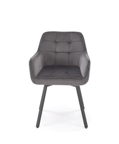 Стул HALMAR K588 серый/черный