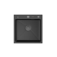 Мойка ARFEKA ECO AR 500*500 POP-UP BLACK PVD NANO DECOR MILLET GRAINS
