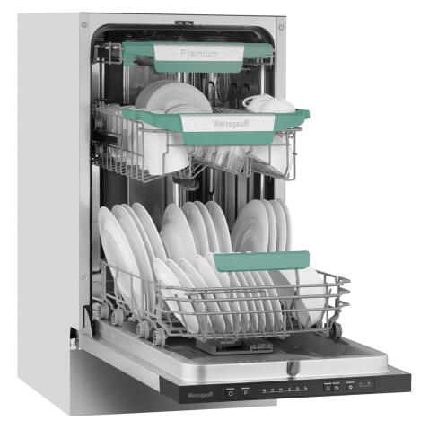 Посудомоечная машина встраиваемая WEISSGAUFF BDW 4536 D Inverter Autoopen Timer Floor