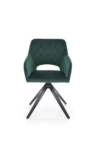 Стул HALMAR K535 зеленый/черный, поворотный
