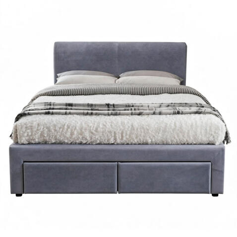 Кровать HALMAR MODENA 3 серый, 160/200