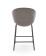 Стул барный HALMAR H121 серый/черный