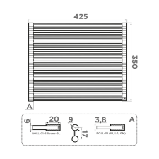 Коврик для сушки Omoikiri ROLL-01 IN