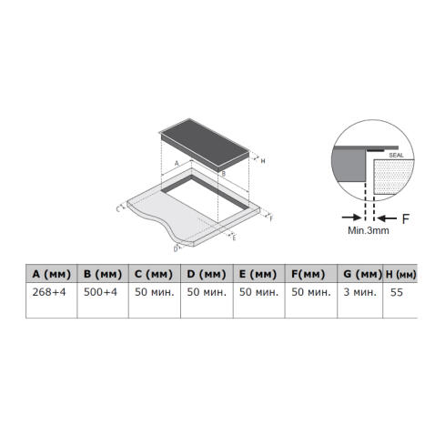 Поверхность индукционная WEISSGAUFF HI 32 BSCM