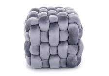 Пуф SIGNAL FARIS Velvet серый