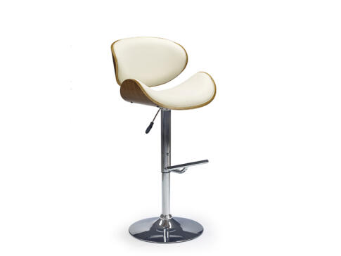 Стул барный HALMAR H44 орех/крем Стул барный HALMAR H44 орех/крем