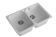 Кухонная мойка GRANFEST QUARZ Z-15 серый + сифон