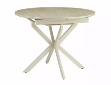 Стол обеденный SIGNAL GASTON Ceramic травертин/кашемир 100-135/100