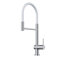 Смеситель для кухни Omoikiri Kanto 2 Plus-SB-C-WH латунь/хром/белый