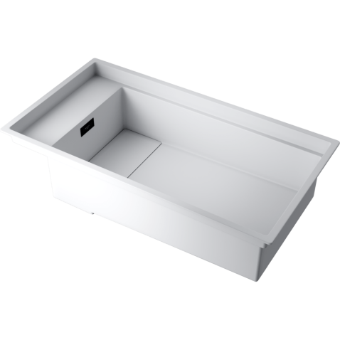 Кухонная мойка Omoikiri Kinaru PRO 86-U/I WH Artceramic/белый