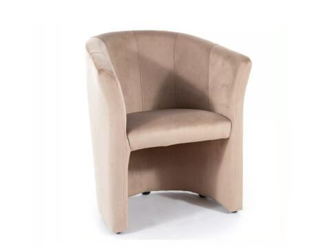 Кресло SIGNAL TM-1 Velvet Bluvel 28 бежевый/венге