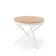 Стол журнальный HALMAR LEILA натуральный/белый