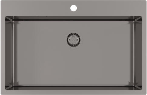 Мойка кухонная AQUASANITA Steel AIR 100 M-T graphite