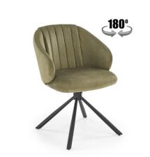 Стул HALMAR K533 оливковый/черный, поворотный