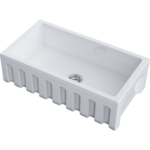 Кухонная мойка из керамики Omoikiri Mikura 83-WH Glossy Natceramic/белый